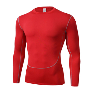 Camisetas de Compresión de Manga Larga para Hombre, Venta al por Mayor, Impresión Personalizada, Secado Rápido, Camisetas Deportivas para Gimnasio, Running y Fitness - Product Image 3