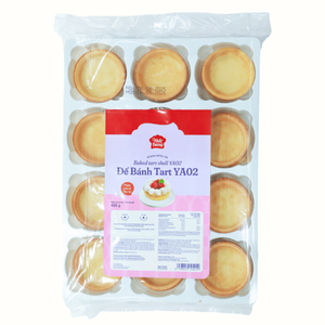 Vente en gros de tartelettes au lait et aux œufs surgelées de haute qualité, préparées à la main, YA02 420G, pour boulangeries, HALAL, OEM/ODM, prix attractif - Product Image 1