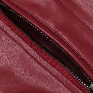 Veste en cuir pour homme classique, coupe ajustée, tendance, vintage, confortable, élégante, douce et confortable - Product Image 5