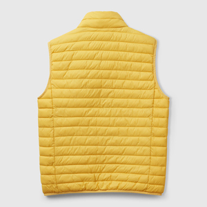 Quilted Woolen Puffer Vest <b>Men</b> Casual Sleeveless <b>Jacket</b> Lightweight Padded Breathable Stand Collar Windproof <b>Warm</b> Outer Wear - Product Image 2
