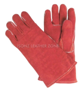 Gants de soudage TIG en cuir véritable, respirants, style uni, pour usage extérieur printemps-automne - Product Image 5