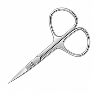 Tijeras para Cutículas de Acero Inoxidable para Diestros, con Hoja Recta y Afilada, Herramienta de Belleza Duradera para Recortar Uñas de Adultos - Product Image 1