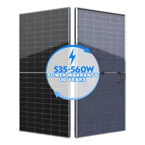 Moduli bifacciali SUNPORT modulo solare da 550 Watt prezzo di fabbrica modulo pannelli fotovoltaici per sistema energetico pannello tradizionale caldo