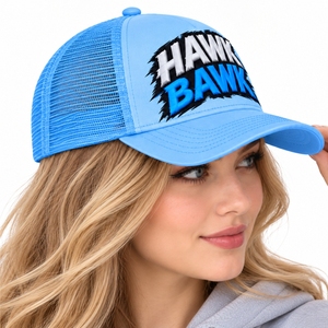 หมวกทรง Trucker แบบ Unisex ระบายอากาศได้ดี ด้านหลังเป็นตาข่าย ปรับขนาดได้ ดีไซน์แผงด้านหน้าแบบลำลอง เหมาะสำหรับใส่ในฤดูร้อน ปรับขนาดได้ - Product Image 3