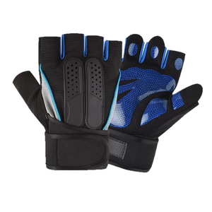 Guantes Deportivos Unisex de Medio Dedo con Malla Transpirable, Antideslizantes, con Correa Ajustable para la Muñeca, para Entrenamiento en Gimnasio y Levantamiento de Pesas - Product Image 2