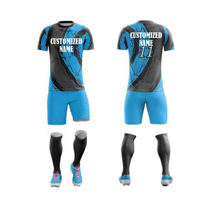 Uniforme de Fútbol Personalizado OEM para Jóvenes y Hombres, Conjunto de Camiseta de Fútbol Sublimada, Equipamiento Deportivo al por Mayor - Product Image 5
