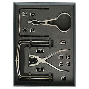 Kit de perforateurs de diaphragmes dentaires en acier inoxydable à marque privée, en vente - Product Image 2