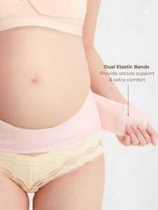 Ceinture de soutien de grossesse Bmama – Soutien abdominal et dorsal réglable avec Velcro pour la maternité, avant et après l'accouchement – Vente en gros - Product Image 3