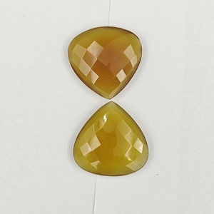 Piedra preciosa natural amarilla Onex, corte pera, pulida, para la fabricación de joyas, pedido al por mayor desde India. - Product Image 1