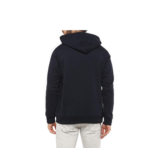 Wholesale Custom Plain Cotton Navy Blue Side <b>White</b> <b>Panel</b> High Quality Hoodies for Men - Product Image 4