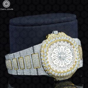 Montre de luxe Charm Jewells en acier inoxydable, cadran analogique 42 mm, verre de haute qualité, mouvement mécanique unisexe, boîtier carré, 10 - Product Image 2