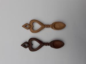 Cuchara de Té de Madera Natural Reutilizable, Cuchara Medidora de Café y Azúcar, Acabado Liso, Utensilio de Cocina - Product Image 4