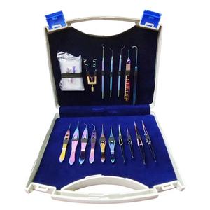 Juego de 17 instrumentos quirúrgicos oftálmicos, base de revestimiento de plasma multicolor para cirugía de cataratas, duradero y de excelente calidad - Product Image 1
