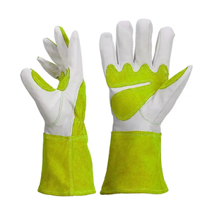 Nouveauté : Gants de soudage TIG/MIG en cuir de vache résistant à la chaleur, doublure en Kevlar, pour four, grill, cheminée, soudeur - Product Image 1