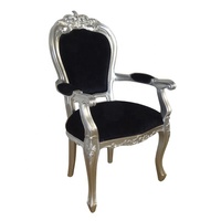Chaise de salle à manger en bois chaise classique fauteuils de reproduction antique chaises d'appoint baroques pour meubles de salle à manger et restaurant