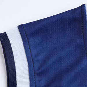 Maillots de basket-ball personnalisés en gros, grande taille, 100% polyester respirant, col en V - Product Image 6