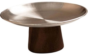 Handmade Design Wooden Cake Stand With Flower Top Design Fruit Cake Serving Multilevel Decorative Fruit Cake Stand - Product Image 3