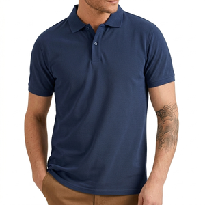 Camiseta Interior Fina de Verano MAA, Corte Ajustado, Cuello Redondo, Manga Corta, Rayas Largas, Seda/Algodón, Formal, Secado Rápido, con Bolsillo - Product Image 3