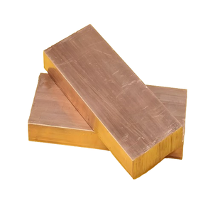 Factory Supply High Quality Brass <b>Ingots</b> Metal Blocks for Industrial Use Cu 99.9% 20*50*110 - Product Image 2