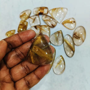 พลอยควอตซ์อัญมณีทรงหลวมทำจากทองแดงบริสุทธิ์เกรดดี - Product Image 2