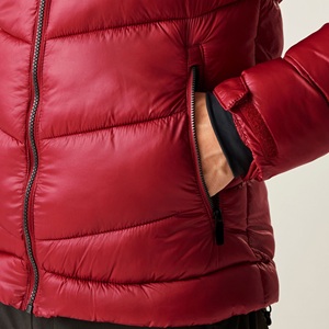High Quality Outdoor Warm Hooded Breathable <b>Canvas</b> Puffer <b>Jacket</b> for Men 2026 Streetwear Cotton Filled for Cold Weather - Product Image 3