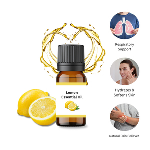 น้ำมันเลมอนออร์แกนิคแท้ 100% คาร์วาครอล น้ำมันหอมระเหยกลั่นด้วยไอน้ำ วัตถุดิบจากเลมอน ขายส่ง - Product Image 2