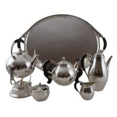 Serving <b>set</b> artisan crafted <b>tea</b> <b>set</b> contemporary luxury tableware premium decorative serve ware sophisticated hospitality elegan - Product Image 4