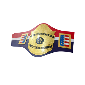 Ceinture de championnat de lutte pour femmes, design drapeau américain, plaquée or, édition de collection sportive personnalisée - Product Image 6