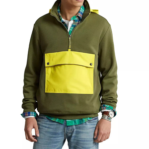 Nouveau Hoodie Demi-Zip Sublimation Haute Qualité 2025 Personnalisable Couleurs Variées Mode Homme - Product Image 1