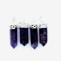 Superventas piedras naturales cristales curación piedras preciosas ágata ópalo opalita piedra facetada lápiz punto joyería colgante collar