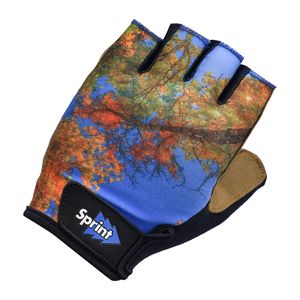Black <b>half</b> Finger Cycling Gloves Breathable Anti <b>Slip</b> Gel Palm Riding Gloves for Bicycle Outdoor Sports - Product Image 3