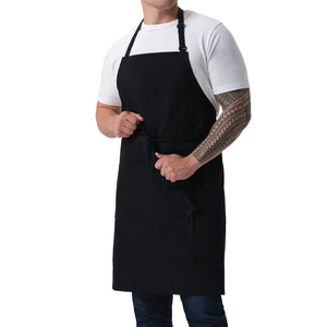Factory Made Solid Color Chef <b>Aprons</b> <b>For</b> Kitchen Custom Restaurant Kitchen <b>Cooking</b> Chef Bib <b>Aprons</b> in Low MOQ - Product Image 2