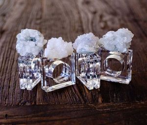 Anillos de Servilleta de Resina Ecológicos Hechos a Mano con Diseño de Ángel en Colores y Patrones Personalizados para Bodas, Fiestas y Decoración de Hoteles - Product Image 2