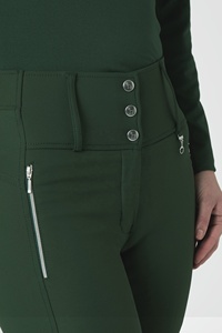 High Waist <b>Dark</b> <b>Forest</b> Green Silicone Full Seat Breeches Comfortable Riding Breeches - Product Image 6