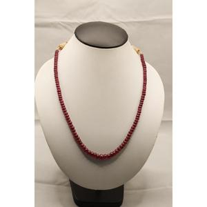 <b>Red</b> Ruby Round <b>Beads</b> 3-5mm Heated Stone Loose for Necklace Making - Product Image 2