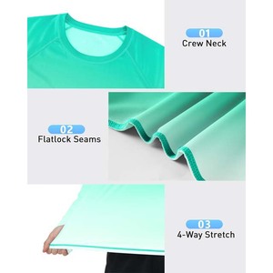 Vêtements de pêche personnalisés anti-UV UPF 50 respirants 100% polyester, chemises à manches longues sublimées, séchage rapide - Product Image 6