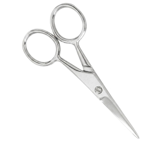 Professional Stainless Steel <b>Cuticle</b> <b>Scissors</b> Straight Blade Sharp Tip Round Handle Durable Nail Trimming Beauty Tool - Product Image 3