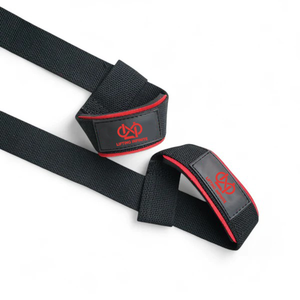 OEM Weight Lifting Wrist <b>Straps</b> Adjustable Cotton Lifting <b>Straps</b> for Gym Fitness Strength Training Custom Brand - Product Image 1