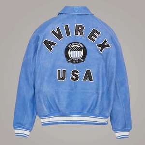 แจ็คเก็ตหนัง Avirex ผ้ายีนส์สำหรับผู้ชายเสื้อแจ็คเก็ตหนังรุ่นลิมิเต็ดอิดิชั่น - Product Image 2