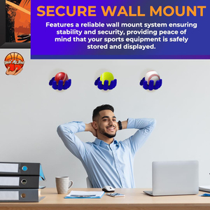 Support mural universel de haute qualité pour ballons, support de rangement pour ballons, gain de place, petit modèle en polypropylène, garantie 1 an - Product Image 3