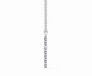 Pendentif en diamant brillant de 0,462 carat cultivé en laboratoire RAMS JEWEL, collier étoile à 11 branches, or rose 9K 14K 18K, cadeau de luxe - Product Image 3