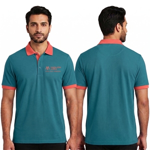 Polo brodé avec logo personnalisé, bleu marine, uniforme d'entreprise, t-shirt polo en piqué polyester pour hommes, vente en gros en Australie - Product Image 3