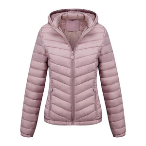Chaqueta Acolchada Ligera para Mujer, Abrigo Acolchado con Capucha para Primavera e Invierno, Ropa Exterior Informal y Cálida, Moderna y en Capas - Product Image 4