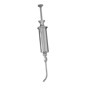 Jeringa de Irrigación Dental de 8.25 Pulgadas con Punta Curva, Instrumento Quirúrgico de Acero Inoxidable, Jeringa de Limpieza Dental de Precisión Reutilizable - Product Image 3