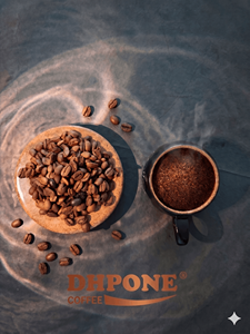 DHPONE Granos de Café Tostados 100% Robusta – Tueste Medio, Sabor Intenso y Amargo, Calidad Premium de Lam Dong, Vietnam - Product Image 4