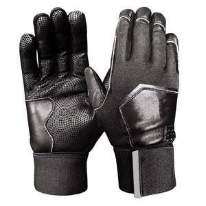 Gants de frappe de baseball les plus populaires, fermeture à boucle et crochet, cuir antidérapant, résistant à l'usure, respirant et durable, gants de softball - Product Image 5