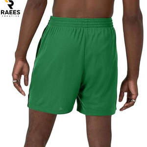 Shorts décontractés pour hommes, couleur unie, en maille respirante, séchage rapide, taille élastique, haute qualité, personnalisables, confortables, motifs floraux - Product Image 6