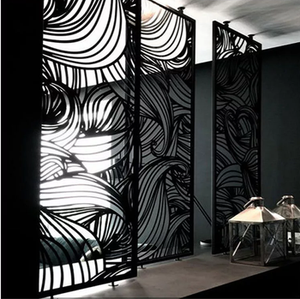 Rifornimento di fabbrica pannelli in alluminio recinzione camera separatore parete divisorio decorazione camera divisorio schermo - Product Image 5