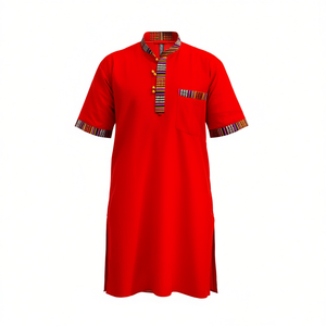 Kurta rouge 100% coton - Product Image 2