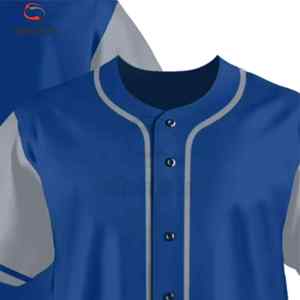 เสื้อเบสบอลแท้ น้ำหนักเบา แห้งเร็ว ลายพิมพ์ 3 มิติ แบบกำหนดเอง ระบายอากาศได้ดี เหมาะสำหรับซอฟต์บอล - Product Image 2
